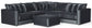 Remington - Modular Sofa And Cocktail Ottoman - Slate