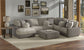 Sectional, Ottoman