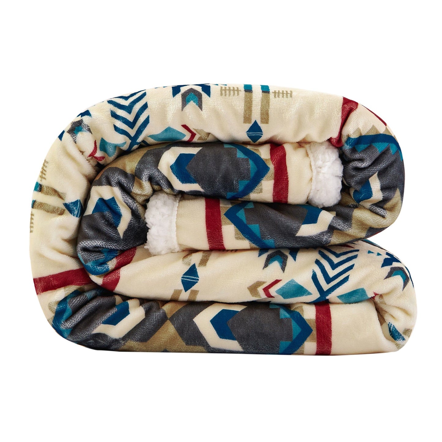 Campfire - Spirit Valley Campfire Sherpa Throw - Multi Color