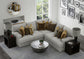 Tori - Sectional With Comfort Coil Seating And Accent Pillows Included