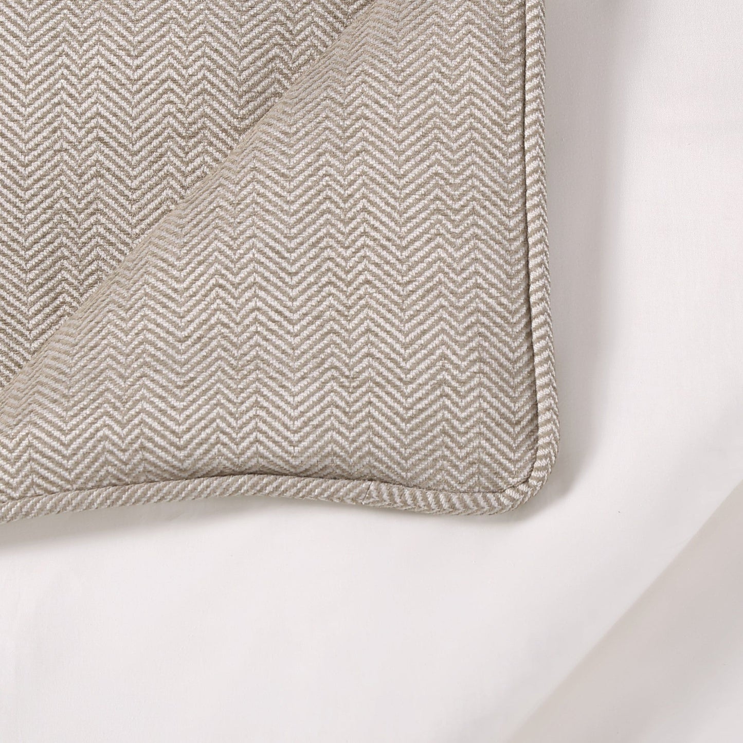 Chenille Herringbone - Queen Comforter Set (Set of 3) - Sand