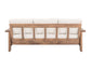 Duna - Sofa - White / Light Brown