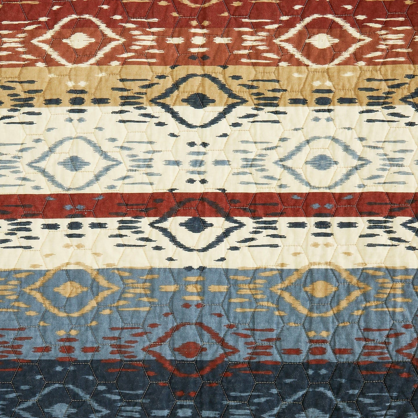 Home On The Range - Full/Queen Reversible Quilt Set (Set of 3) - Tan