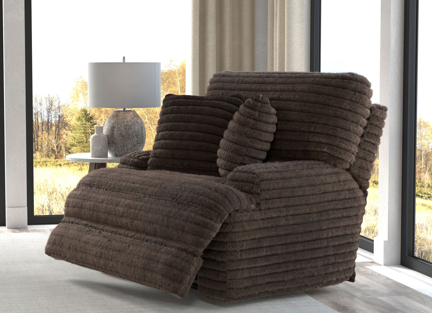 Cushy - Power Headrest Deep Seat Recliner