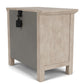 Bennett - Three Drawer Nightstand - Frosted Gray