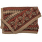 Fair Isle - Knit Throw Blanket - Rustic Red