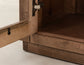 Balam - Server With 2 Drawer & 2 Glass Door - Light Brown
