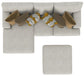 Tori - Sectional With Comfort Coil Seating, Cocktail Ottoman And Accent Pillows Included