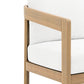 Wesley - Patio Loveseat With Cushions - White