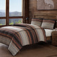 Estes - King Chenille Duvet Cover Set (Set of 3) - Copper