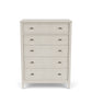 Carmella - Five Drawer Chest - Pebble Oak