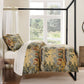 Provence - Queen Washed Linen Comforter Set (Set of 3) - Multi Color