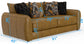 Corvara - Top Grain Italian Leather Match Sofa - Caramel