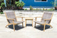 Radius - Patio Wood And Wicker Side Chair (Set of 2) - Gray