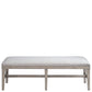 Bennett - Upholstered Dining Bench - Frosted Gray