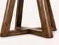 Silver - Round Dining Table - Brown