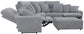Majesty - Deep Seating Power Reclining Sectional And Ottoman