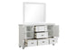 Jamestown - Landscape Mirror - White