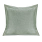 Luna - Single Flanged Washed Linen Pillow - Sage