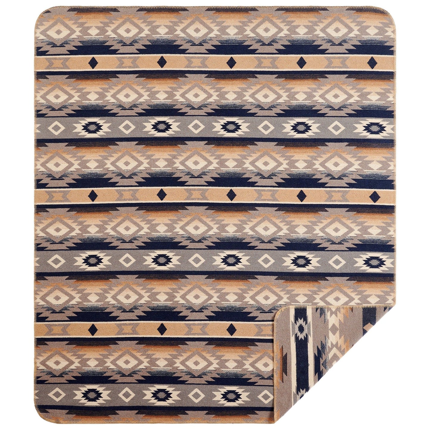 Taos - Full/Queen Wool Blend Blanket - Multi Color