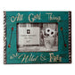 Picture Frame - 5" x 7" All Good Things Wooden Picture Frame  - Turquoise