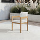 Wesley - Patio Side Chair With Cushion (Set of 2) - White