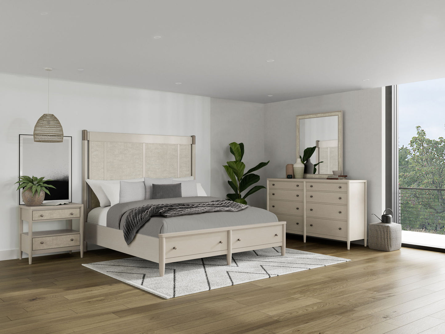 Laguna - 2 Drawer Nightstand - Beige