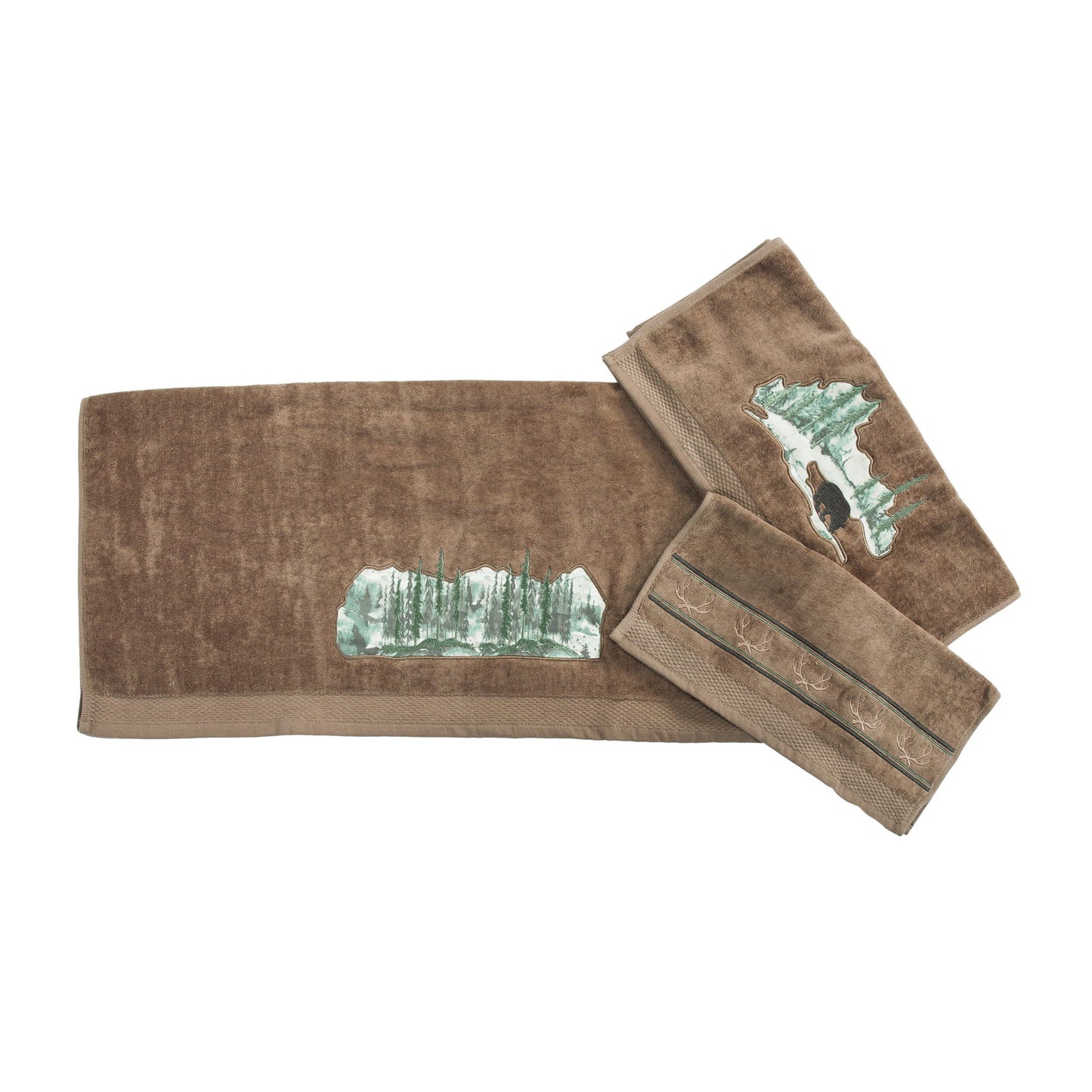 Joshua - Towel Set (Set of 3) - Mocha