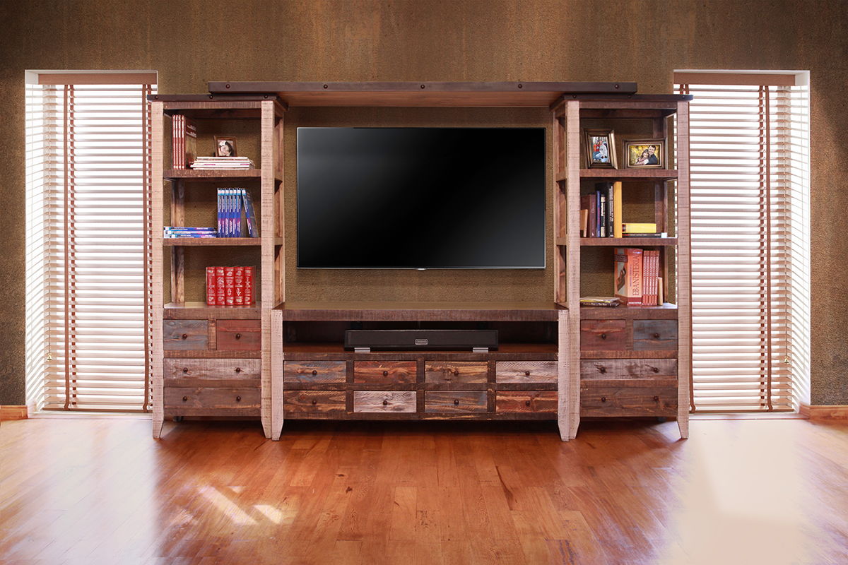 Antique - Wall Unit - Multicolor / Brown