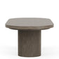 Sariel - Double Pedestal Dining Table - Dark Brown