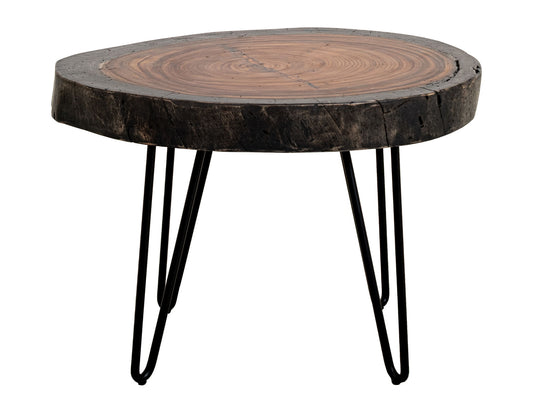 Parota - End Table - Dark Brown