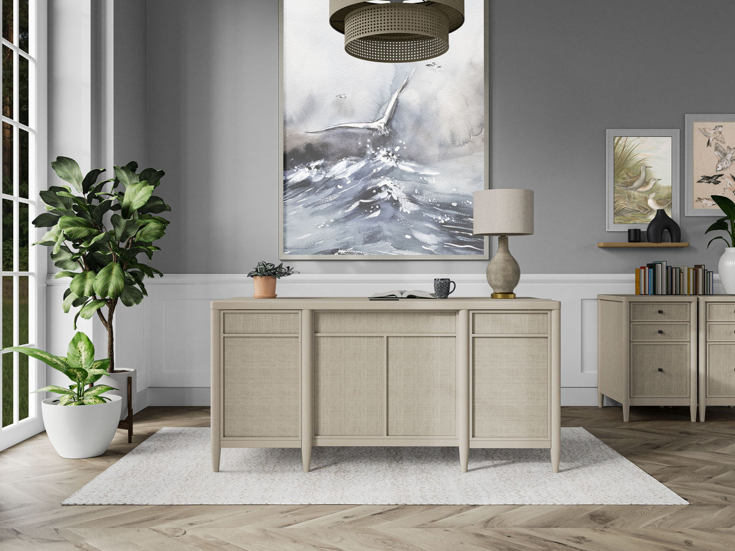 Maren - File Cabinet - Beige