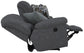 Trifecta - Sofa With 3 Recliners and Drop Down Table