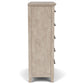 Bennett - Five Drawer Chest - Frosted Gray