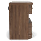 Delia - 2 Drawer Nightstand - Nouveau Walnut