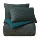 Hayworth - Queen Comforter Set (Set of 3) - Deep Teal / Gold