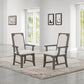 Lisbon - Dining Arm Chair (Set of 2) - Gray
