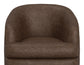 Tumbi - 360 Degree Swivel Accent Chair - Chocolate Brown
