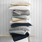 Diamond Linen - Full/Queen Linen Cotton Diamond Quilt - Khaki
