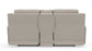 Micah - Power Headrest Power Deep Seat Reclining Console Loveseat - Oatmeal