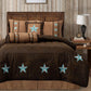 Laredo - Queen Comforter Set (Set of 6) - Turquoise