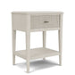 Carmella - One Drawer Accent Nightstand - Pebble Oak