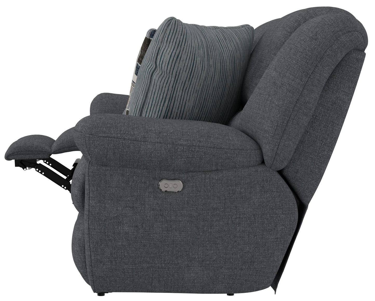 Trifecta - Sofa With 3 Recliners and Drop Down Table