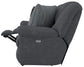 Trifecta - Sofa With 3 Recliners and Drop Down Table