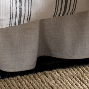 Blackberry - Queen Gathered Bed Skirt - White