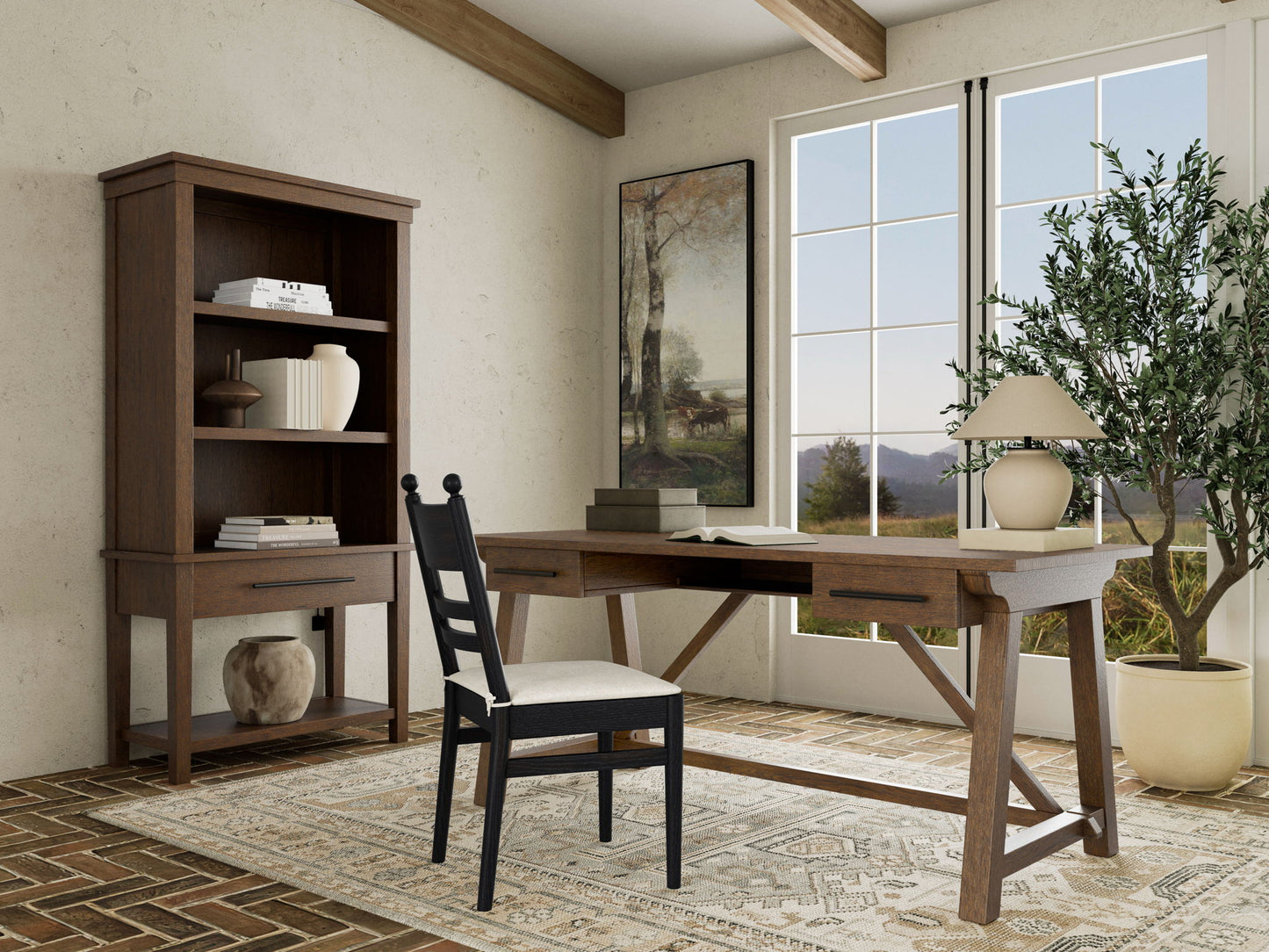 Calhoun - Bookcase - Whiskey Oak