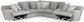 Abraxas - 6 Piece Reclining Sectional
