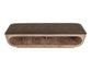 Balam - Wooden Bench With Cushioned Seat - Ivory White