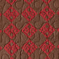 Rushmore - Full/Queen Reversible Quilt Set (Set of 3) - Red / Brown