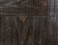 Blackburn - 4 Doors Console - Charred Brown